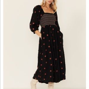 Dahlia Embroidered Maxi Dress